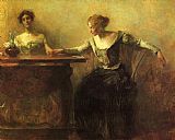Thomas Dewing The Fortune Teller painting